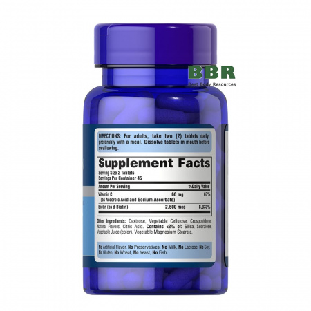 Hair, Skin & Nails Quick Dissolve 90 Tabs, Puritans Pride Hair, Skin & Nails Quick Dissolve 90 Tabs, Puritans Pride