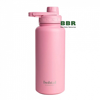 Бутылка для воды металлическая Bohtal Insulated Sports Bottle 960ml, Smart Shake