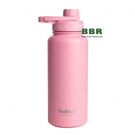 Бутылка для воды металлическая Bohtal Insulated Sports Bottle 960ml, Smart Shake