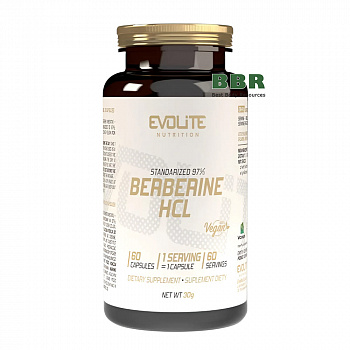 Berberine HCL 60 Caps, Evolite Nutrition