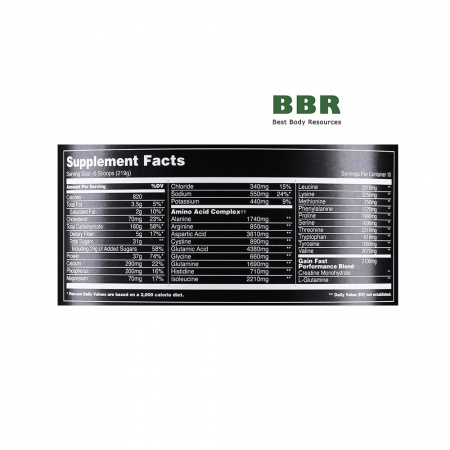 Gain Fast 3100 4500g, Universal Nutrition