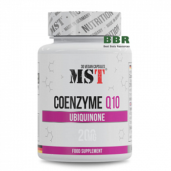 Ubiquinone Coenzyme Q10 200mg 30 Veg Caps, MST