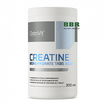 Creatine Monohydrate 3000 300 Tabs, OstroVit