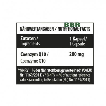 Coenzyme Q10 200mg 60 Caps, MST