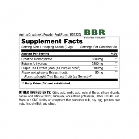 Supercharged Creatine 4 in 1 Powder 282g, Universal Nutrition