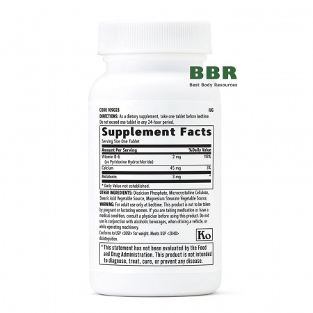 Melatonin 3mg, 120 Tabs, GNC