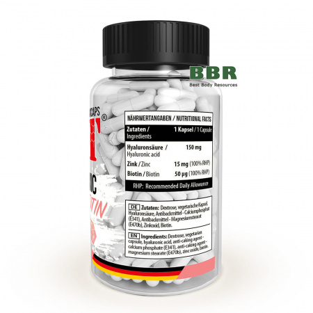 Hyaluronic Acid plus Biotin 90 Caps, MST