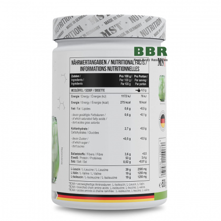 BCAA Zero 500g, MST