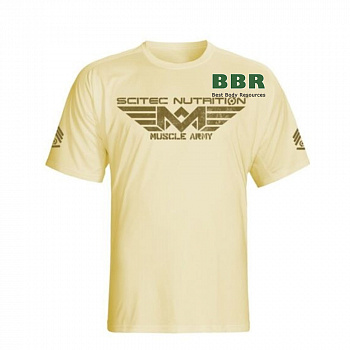 T-Shirt Muscle Army Desert, Scitec Nutrition