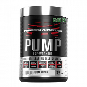 PUMP Pre-Workout 385g, Premium Nutrition