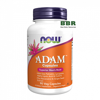 ADAM Superior Mens Multi 90 Caps, NOW Foods