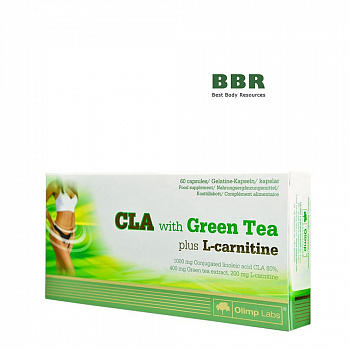 CLA with Green Tea plus L-Carnitin 60 Caps, Olimp