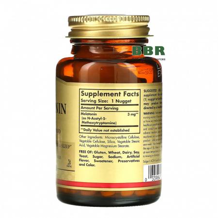 Melatonin 3mg 120 Tabs, Solgar