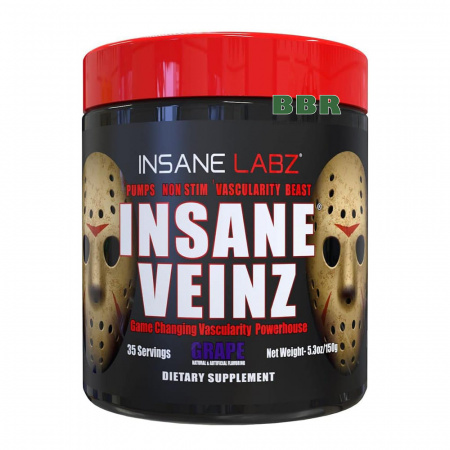 Insane Veinz Powder 35 Servings, Insane Labz