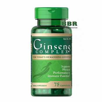 Ginseng Complex 75 Caps, Puritans Pride