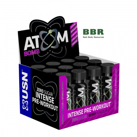 Atom Bomb Pre-Workot Shot 60ml, USN