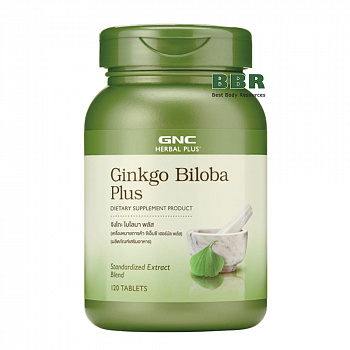 Ginkgo Biloba Plus 120 Tabs, GNC Herbal Plus