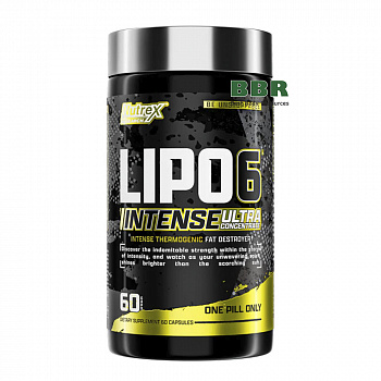 Lipo-6 Black Intense Ultra Concentrate 60 Caps, Nutrex