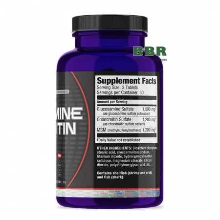 Glucosamine & Chondroitin MSM 90 Tabs, Ultimate Nutrition