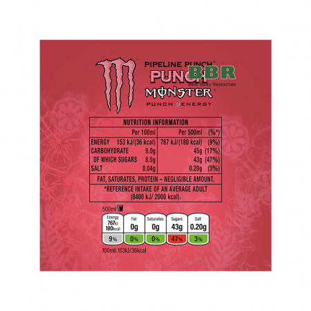 Monster Energy Punch 500ml, Monster