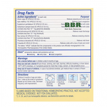 ColdCalm Baby 30 Doses, Boiron