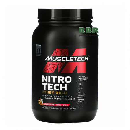 Nitro Tech Whey Gold 1kg, MuscleTech