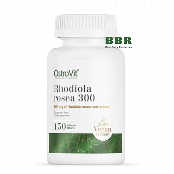 Rhodiola Rosea 300mg 150 Tabs, OstroVit
