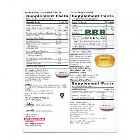 Womens Ultra Mega Live Well Vitapak 30 Packs, GNC