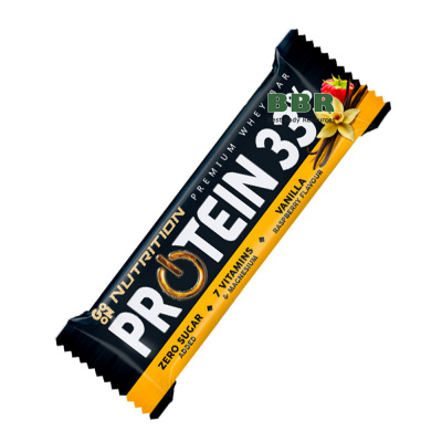 Premium Whey Bar Protein 33% 50g, Go On (Vanilla Raspberry)