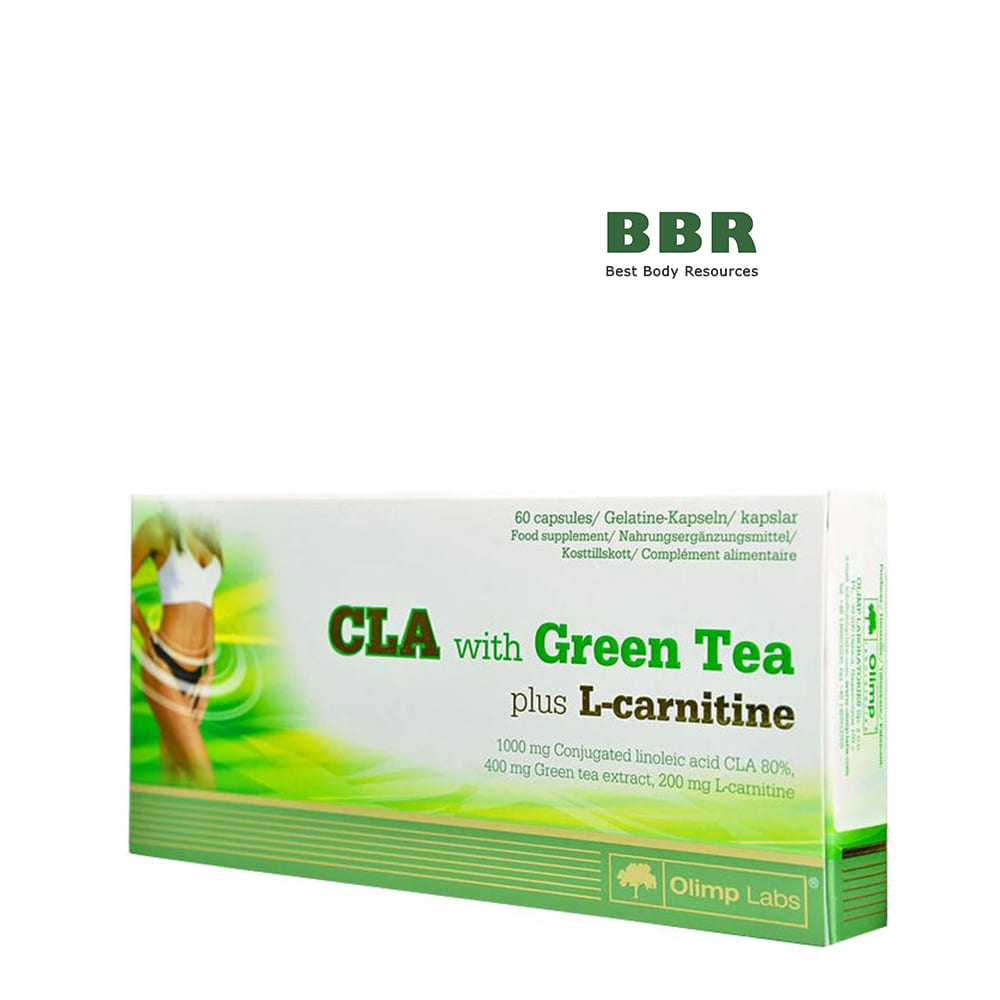 CLA with Green Tea plus L-Carnitin 60 Caps, Olimp
