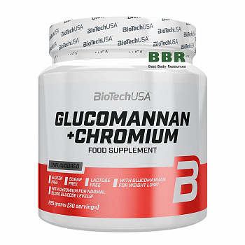 Glucomannan plus Chromium 225g, BioTech