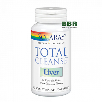 Total Cleanse Liver 60 Veg Caps, Solaray