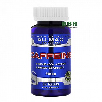 Caffeine 100 Tabs, ALLMAX Nutrition