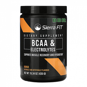 BCAA & Electrolytes 435g, Sierra Fit