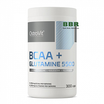 BCAA + Glutamine 1100 300 Caps, OstroVit