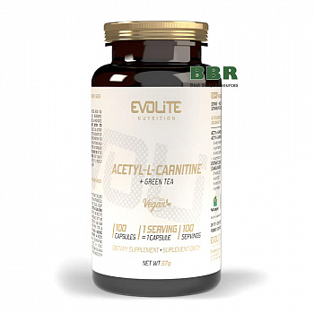 Acetyl-L-Carnitine plus Green Tea 100 Caps, Evolite