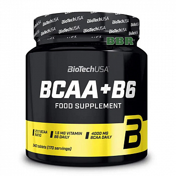BCAA + B6 340 Tabs, BioTechUSA