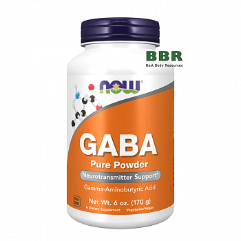 GABA 170g, NOW Foods